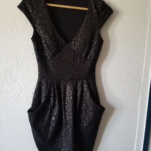 Black pattern dress